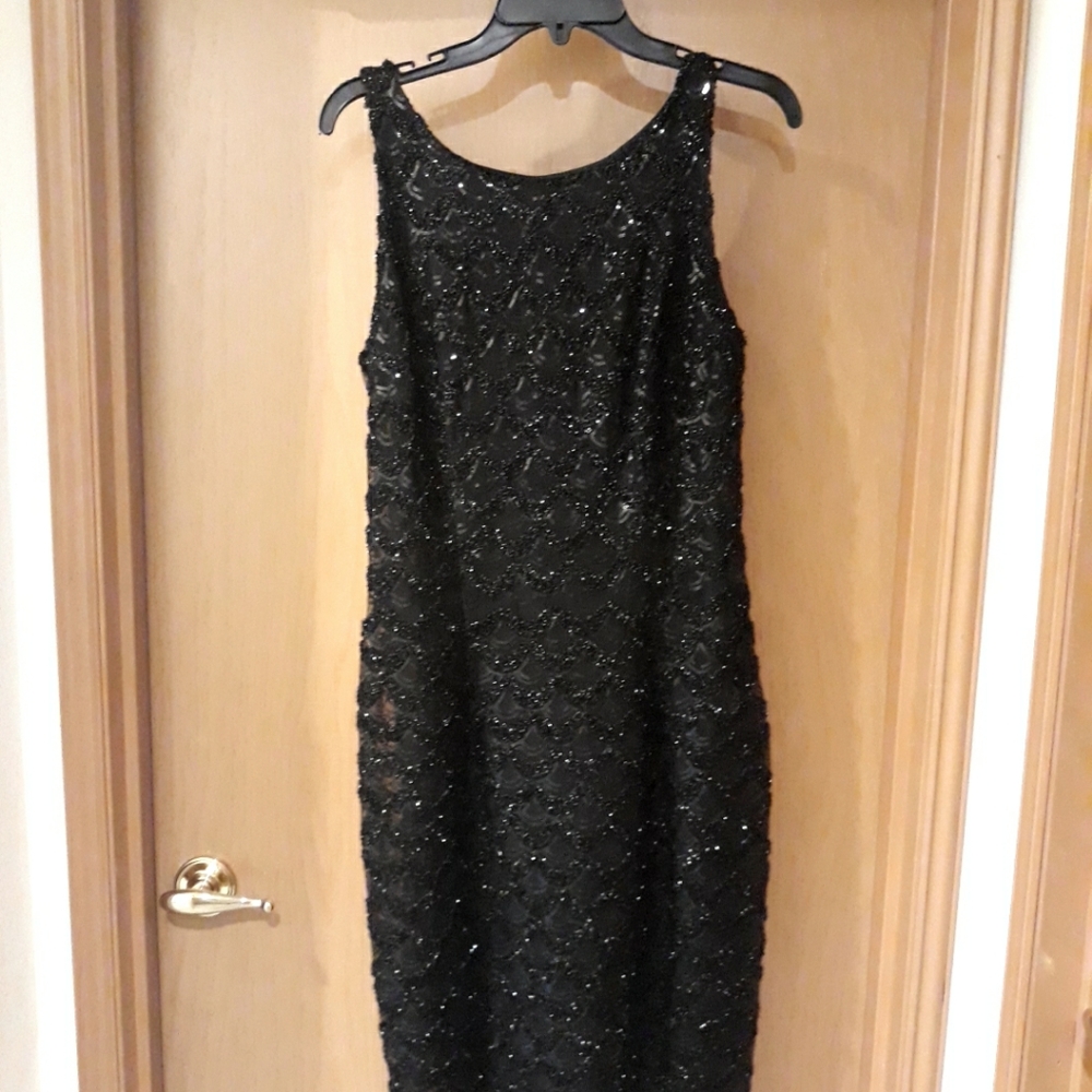 SD Collections sequined black dress